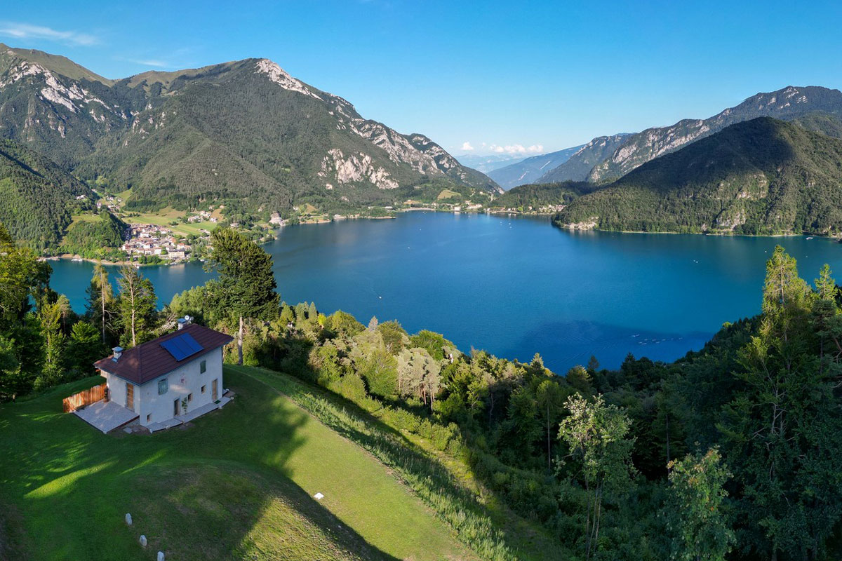 El Rocol a Pur di Ledro con vista panoramica sulla Valle di Ledro